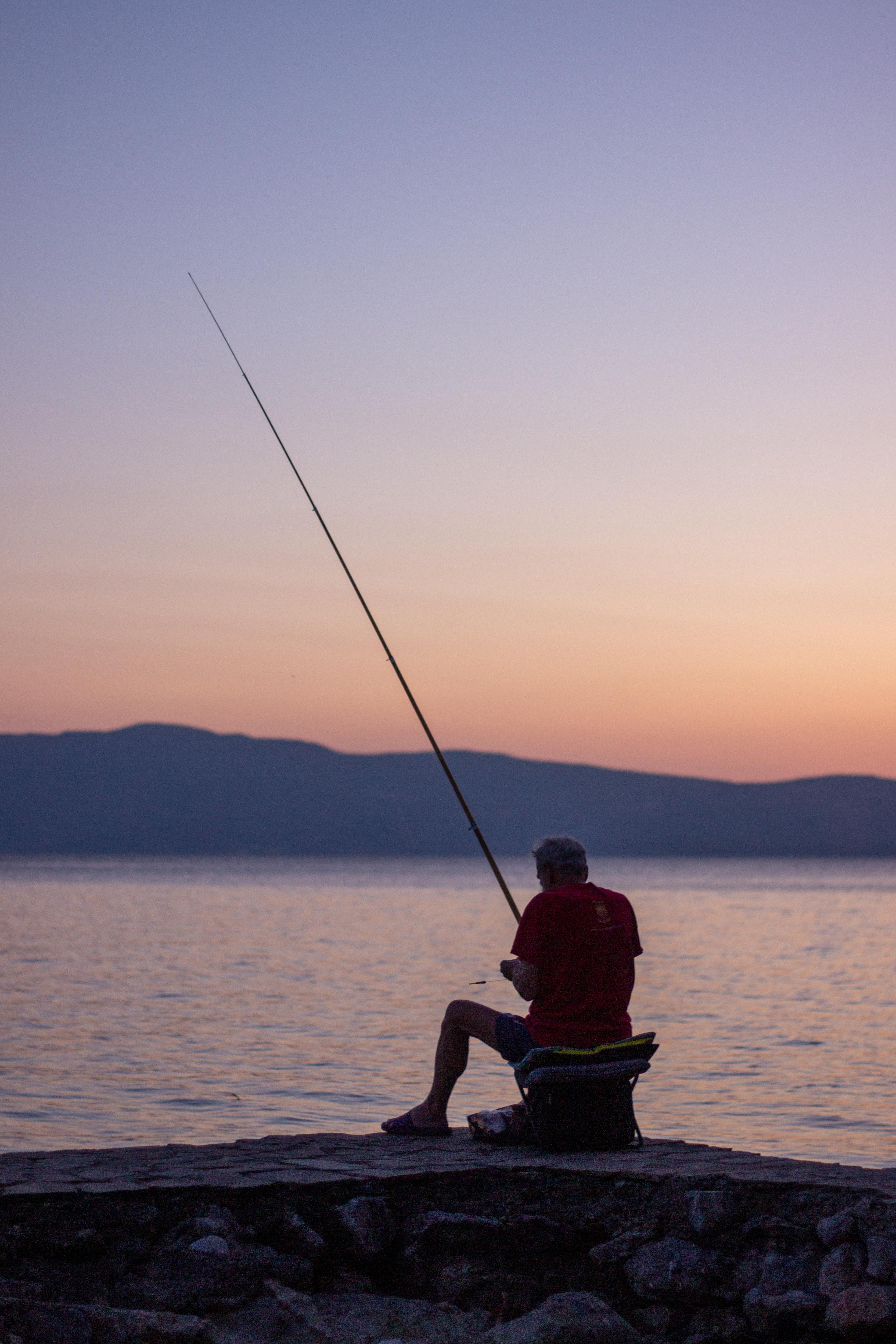 Local fisherman in Ohrid, North-Macedonia